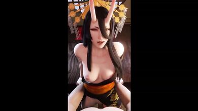 Madam M Oni Cowgirl Deep Dick Destroyed Gushing Tits Final Fantasy POV