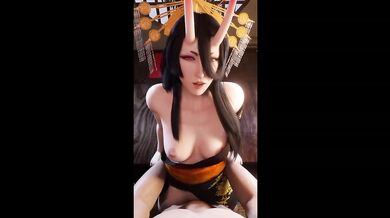 Madam M Oni Cowgirl Deep Dick Destroyed Gushing Tits Final Fantasy POV