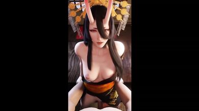 Madam M Oni Cowgirl Deep Dick Destroyed Gushing Tits Final Fantasy POV