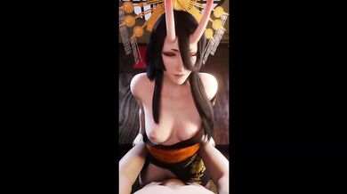 Madam M Oni Cowgirl Deep Dick Destroyed Gushing Tits Final Fantasy POV