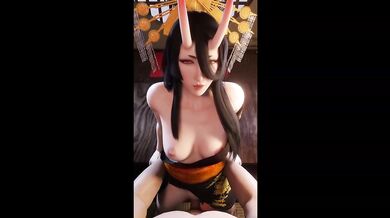 Madam M Oni Cowgirl Deep Dick Destroyed Gushing Tits Final Fantasy POV