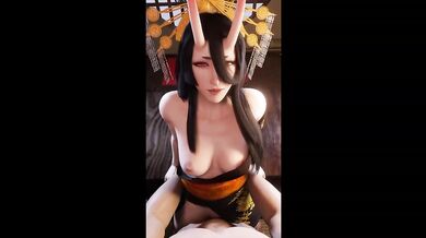 Madam M Oni Cowgirl Deep Dick Destroyed Gushing Tits Final Fantasy POV
