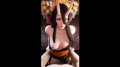 Madam M Oni Cowgirl Deep Dick Destroyed Gushing Tits Final Fantasy POV