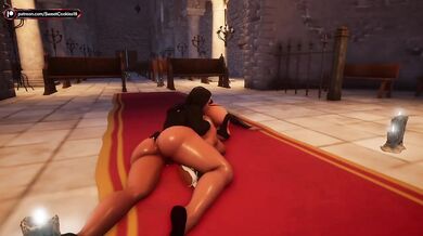 Nuns Destroyed By Dominant Women In Church Gangbang With Creampie