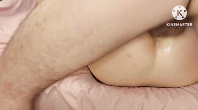 Raw Amateur Open Ass Destroyed By Deep Anal Fuck Gushing