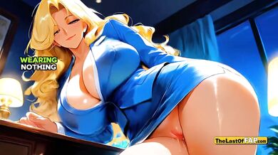 Blonde MILF Trophy Wife Gushes Young Partner In Uncensored AI Hen