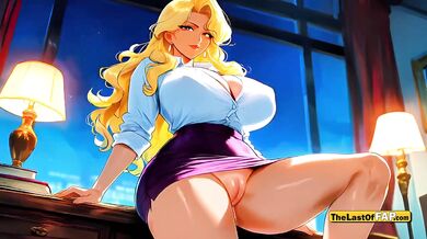 Blonde MILF Trophy Wife Gushes Young Partner In Uncensored AI Hen