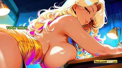 Blonde MILF Trophy Wife Gushes Young Partner In Uncensored AI Hen