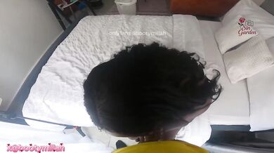 Amateur Blowjob Destroyed By Big Ass Ebony BBW Doggy Style Choked Cumshot