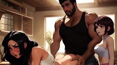 Asian Stepdaughter Learns How To Destroy Mom With Backshots From Watching Her MILF