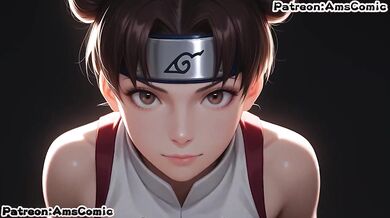 Naruto Hentai Anime Tenten Genin Big Tits Blow Job Cumshot By Amscomic