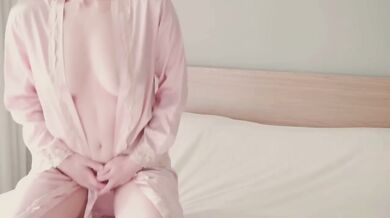 Petite Hotwife Gets Destroyed Fingering Herself To Gushing Orgasm While Trying On Sexy Panties For Her Cheating Lover