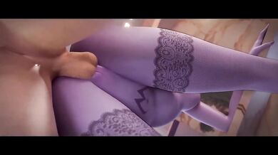 Widowmaker Destroyed By Taking Backshots In HD Uncensored Cartoon Hentai