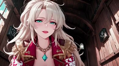 Red And Green Pirate Queen Blonde Goddess Destroyed Gushing Choked