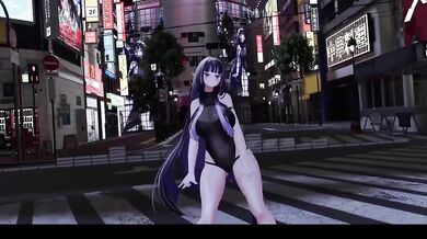 Jiggly Booba Elf Vtuber Naked Dance Destroyed by Tomboy Hentai MMD