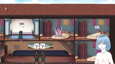 Isekai Parlor Simulator Demo Gameplay 2 Destroyed Gushing Big Tits