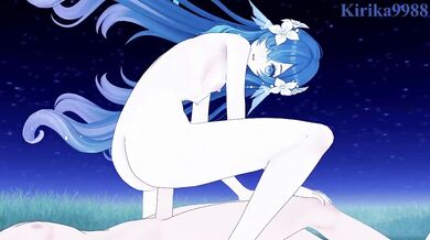 Genshin Impact Vodyanitsa Destroyed by Intense Rough Sex Cumshot and Creampie in the Meadow with Cute Flatboobs and HD Uncensored Anime Cartoon Hardcore Orgasm