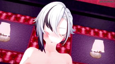 Arlecchino Hentai POV Destroyed Gushing Choked Big Ass Tits Anime Parody Exclusive HD