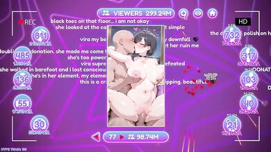 Streamer Girl Viras Submits to BBC Rough Fuck and Pussy Filled with Cum