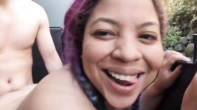 Outdoor Blowjob And Fucking Outside Backyard Sex Creampie Almost Caught Big Dick PoV
