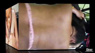 African Blowjob Queen Deepthroths BBC then gets hard Backshots moaning with pleasure