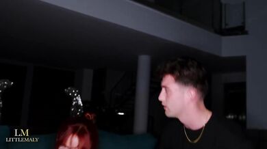Redhead Norah Juliette Cheating with BBC Until Hubby Joins and Gushes