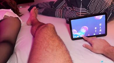 Destroyed Gallery POV Footjob With Black Pantyhose Cumshot