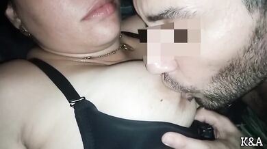 My Husband Gets Destroyed Choking On My Big Natural Tits All Day