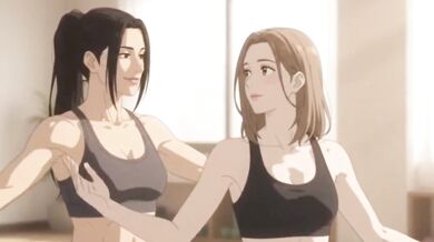 Naked Yoga Class Teacher Destroyed Gushing Lesbian Sex