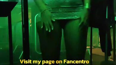 Slutty Ebony Amateur Destroyed Creampie After Party Night Club Upskirt