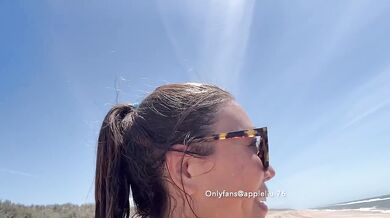 Asian MILF Amateur Beach Doggie Destroyed Gushing Choked Creampie Blowjob Outdoor Homemade Part A