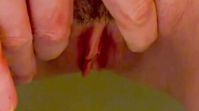 Verified Amateur Brunette Pissing Girl Dripping Pussy Grool Toilet Slave Fetish