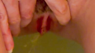 Verified Amateur Brunette Pissing Girl Dripping Pussy Grool Toilet Slave Fetish