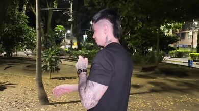 Colombian Latina Stranger Interview Ends in Motel Deep Throat Pussy Eating