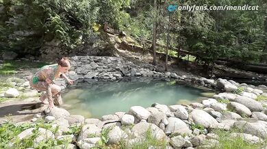 Day in Hot Springs With Tattooed Canadian Mandi Cat