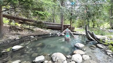 Day in Hot Springs With Tattooed Canadian Mandi Cat