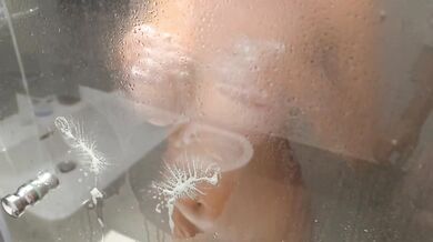 Interrupting Shower Sex with Wife Big Tits MILF Amateur Cumshot