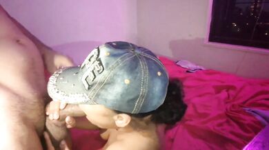 Cheating Ebony Wife Blowjob at Home While Husband Works Amateur POV Big Dick Deepthroat Role Play