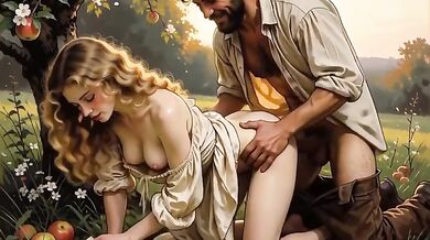 She Kept Reading Under the Apple Tree While He Destroyed Her Gushing Choked