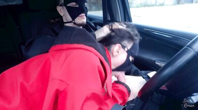 Roman Gets Destroyed By Sinea Car Deepthroat MILF Clothed Blowjob Swallow Exclusive Oral Preview