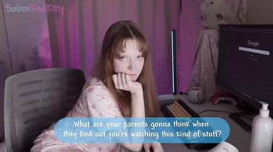 Caught Redhead Stepsister Masturbating Then Destroyed Her With Rough Sex In Every Position