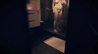 I Pissed On And Fucked This Unfaithful Russian Milf Wife In The Shower With Deep Blowjob And Tit fucking