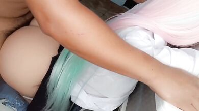 Japanese Stepdaughter With Perfect Body Likes Ass Sweat Gushing Creampie