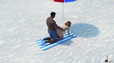 Cheating Slut Wife Destroyed By BBC Gangbang On Beach During Vacation