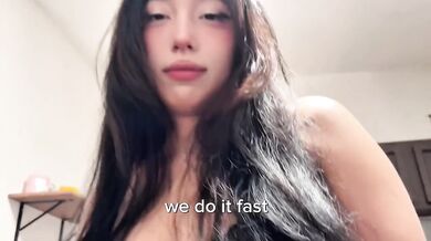 Teasing My Latina Friend While Doing Dishes Ends in Doggy Creampie