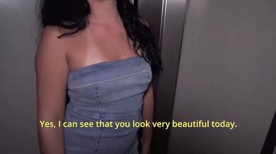 Stuck Elevator Defeated My Busty Neighbor Sylenna With Gushing Deep Throat and Cowgirl Riding