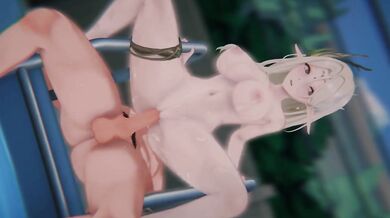 Azur Promilia Metsa 3D Hentai Elf POV Sandwich DP Destroyed by Big Ass Milf Creampie