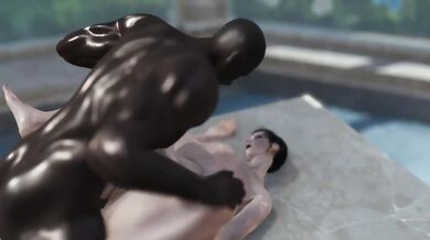 Missionary Pounding Destroyed Gushing Curvy BBW Milf by Muscular Blacked BBC in Sauna