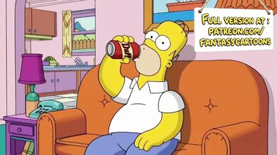 Homer Destroyed Gushing Choked Ai Animated Cartoon