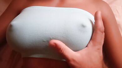 Her Wet Pussy Wants To Be Part Of My Bed Big Boobs Big Booty Pink Pussy Creampie Female Orgasm Fetish